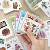 Libro de Pegatinas Adhesivas Infeel.Me - Serie "Colección de Cosas Pequeñas" - Pegatinas Base Sencillas Estilo Ins para Decoración de Diario DIY
