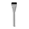 Pincel de Base Moldado em Linha Única, Cabeça Plana em Forma de Crescente, Ultra Fino, Não Absorvente de Pó, Ferramenta de Maquiagem Sem Marcas, Pincel para Máscara, Ferramenta de Beleza