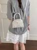 Bolsa Xadrez com Bolinhas Casual da Moda para Mulheres 2026 Nova Versátil Bolsa Transversal Moda Bolsa de Ombro Sob o Braço