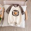 Ropa de Bebé Primavera y Otoño Tesoro de Hombre Lindo León Ropa de Cuerpo Algodón Puro Jersey Ropa Primavera para Salir para Sostener Ropa y Ropa para Escalar