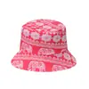 Chapéu de Pescador Elefante Estilo Étnico Proteção Solar Chapéu de Sol Chapéu de Bacia Dupla Face Chapéu com Máscara Facial Estampada Feminino Masculino Europeu e Americano