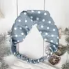 Diadema Cruzada Estilo Nuevo Retro Estampado de Lunares, Diadema de Satín de Alta Gama, Diadema Elástica Moderna y Versátil