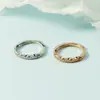 Anillo de Diamantes Trenzado Estilo Coreano con Diseño Sencillo, Anillo Ajustable para Dedo Índice, Moderno y Único, Versátil para Estudiantes, Ajuste Ceñido
