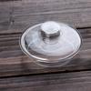 Taza de té de vidrio resistente al calor engrosada con tapa filtro taza para té de burbujas taza para beber transparente con asa taza para té de flores