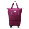 Bolsa de equipaje para almacenamiento de estudiantes nuevos, estilo coreano, gran capacidad, expansible, para deportes, fitness, paseos en bote, bolsa de tela Oxford, bolsa de viaje