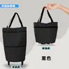 Carrito de compras plegable portátil con ruedas, bolsa de mano con ruedas, carrito de compras plegable