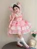 Vestido de Princesa Lolita para Niñas Vestido de Verano 2026 Nuevo Vestido de Hada de las Flores para Bebé Vestido de Cumpleaños Super Hada