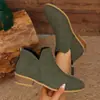 2026 Verano Nuevo Comercio Exterior Tallas Grandes Zapatos Casuales Cómodos de Moda para Mujer Cremallera Lateral Zapatos Individuales Talla Única para Todos