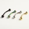 Joyería para piercing transfronteriza: piercings para cejas, piercings en forma de banana, piercings curvos, piercings redondos, piercings puntiagudos, piercings de cono, piercings para el cartílago de la oreja, piercings para el labio, piercings para la lengua