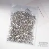 Mini Pedras Strass Brancas de Fundo Plano e Formato Irregular para Nail Art, Quadradas Transparentes, Coração e Retangulares Decorações para Unhas, Pedras Strass da Moda