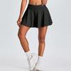 Falda Pantalón Corta de Yoga Transfronteriza Nueva Anti-reflejos para Mujer, Falda Pantalón de Tenis con Forro, Pantalones Cortos Deportivos de Fitness