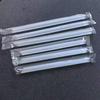 Pajitas de Plástico Transparentes de Colores Grandes, Gruesas, Desechables, Empaquetadas Individualmente, 1000 Unidades para Té de Burbujas, Rígidas y Largas