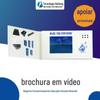Cartão de felicitações eletrônico mini atacado de fábrica player com tela LCD de 2,4 polegadas cartão de visita de vídeo publicitário portátil