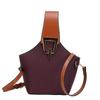 Bolso de Diseño Nicho Nuevo para Mujer, Casual, Simple, Color Contrastante, Bolso de Cubo de Hombro, Bolso de Mano con Textura Moderna y a la Moda