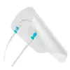 Careta de Aislamiento Anti-Salpicaduras Weiyang con Montura de Gafas, Máscara Médica de Aislamiento Protectora Transparente de Cara Completa en Stock