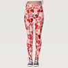 San Valentín 2024 Amor Europeo y Americano Transfronterizo Nueva Ropa de Mujer Estampado Digital Personalizado Casual Ajustado Leggings Adelgazantes