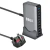 Carregador Pd de Nitreto de Gálio 1000W 10 Portas Multifuncional Adaptador 1000W Novo Carregador Multifuncional 950W