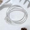 Pulsera de plata de ley 9999 Sansheng Sanshi con diseño de mariposa y orquídea, de plata maciza y nicho, nueva pulsera de regalo