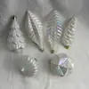 2026 Novo Produto Transfronteiriço Branco Transparente Colorido Formato Especial Bola Bola de Natal Pingente Decorações de Árvore de Natal