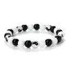 Novo estilo chinês pulseira de contas Tai Chi pulseira elástica de turquesa estilo chinês personalidade feminina design de nicho corda de mão simples