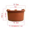 Estufa de Carbón de Arcilla Roja para Preparar Té, Estufa de Viento de Carbón, Juego de Té para Exteriores, Tetera de Arcilla de Arena, Tetera con Asa Lateral, Tetera Resistente al Calor