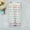 Pulsera de mano de cuerda de cuentas tejida a mano con cuentas de arroz de amor de dibujos animados multicolor transfronteriza, juego de pulseras para parejas en stock, venta al por mayor