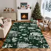 Tapete de veludo cristal best-seller de Natal para decoração de sala de estar, decoração de ambiente de quarto e escritório, disponível para etiquetagem e dropshipping