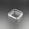 Caja cuadrada de cristal transparente de punto caja de plástico transparente PS embalaje almacenamiento caja pequeña caja de embalaje por inyección para auriculares Bluetooth