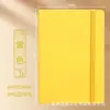 Caderno de Notas A5 com Alça Capa Dura PU Bloco de Notas para Escritório Diário Simples Fresco Logo Personalizado