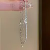 Pulseira Pingente Borboleta Dupla Camada Zircônia Coreana Exquisite Fashion Versátil Pulseira Nicho Luxo Leve Joia de Alta Qualidade para Mulheres