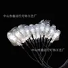 Adereços de Decoração de Casamento Acrílico Lustre de Gota d'Água Brilhante de 10 Cabeças Hotel Auditório Palco Janela Decoração Luz Pendente