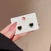 Brincos Femininos Populares Estilo Coreano com Contas da Sorte, Studs Versáteis Simples e Elegantes, Joia de Orelha Estilo Transmissão ao Vivo Atacado