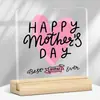 Adornos de Soporte Acrílico Transfronterizo, Artesanías Personalizadas, Decoraciones de Mesa, Día de la Madre, Día del Padre, Halloween, Regalos de Navidad