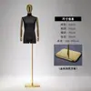 Maniquíes de alta gama para hombre, de medio cuerpo, accesorios para exhibición, al por mayor, cabeza con baño galvánico, mano, modelo, perchero, soporte de exhibición para cuerpo completo