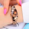 Reloj de acero de tungsteno para mujer, impermeable, temperamento simple, reloj para mujer, esfera pequeña, reloj de cuarzo para mujer, comercio exterior transfronterizo, envío de primera mano