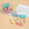 Clipes Coloridos de Cauda Longa, Clipes de Papel Metálicos Grandes e Pequenos, Clipes para Documentos, Clipes de Fixação de Arquivos, Material de Papelaria para Escritório e Estudo