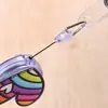 Portatarjeta de Identificación con Insignia Dibujo Animado Hebilla de Fácil Extracción Permiso de Trabajo Hebilla de Fácil Extracción Hebilla Telescópica Cordón con Cable Portatarjetas