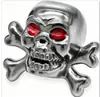 Tapa de válvula de neumático con forma de calavera modificada para coche, tapa de válvula antideslizante.