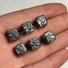 Plata vieja de Shanxi fénix usar peonía cuentas de azúcar notoginseng plata 30% contenido de plata DIY texto jugar joyería combinar