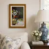 Xiyin TEME Suministro Transfronterizo Marco Retro Monet Floral Fruta Naturaleza Muerta Pintura Sala de Estar Comedor Vestíbulo Arte de Pared Decorativo