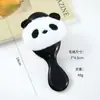 Peine de Cojín de Aire de Cachorro de Peluche y Panda de Dibujos Animados, Peine de Airbag para Niña Linda, Peine con Espejo Portátil, Cepillo para el Cabello con Masaje Integrado