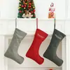 Calcetín de Navidad grande nuevo, bolsa de regalo de Navidad, bolsa de almacenamiento, bolsa de algodón, bolsa de Navidad, bolsa de lona