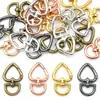 Hebilla de Resorte de Aleación en Forma de Corazón Accesorios DIY Hebilla de Joyería Anillo de Resorte Llavero de Corazón Clip para Perro Hebilla de Bolsa al por Mayor