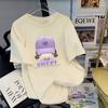 Ropa de Lactancia de Verano Camiseta de Manga Corta Se Puede Salir Ropa de Maternidad Top de Lactancia Moda para Mujer Período de Lactancia Mamá de Moda