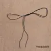 Cordón de zapato de cuerda encerada cuerda encerada redonda cuerda de tres hebras cordón suave sin atar elástico de silicona embalaje cuerda de algodón al por mayor