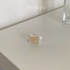 Anillo de Zirconia con Forma de Copo de Nieve de Cristal de Hielo para Mujer, Estilo Retro, Anillo Abierto de Ola de Moda para Viajar, Elegante Anillo para Dedo Índice, Moderno