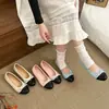 Nuevos Zapatos Planos de Ballet con Lazo para Mujer, Zapatos Planos para Niñas, Estudiantes y Celebridades de Internet, Zapatos de Moda para Mujer, Estilo Coreano Versátil
