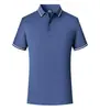 Camisa Polo de Algodón Antibacteriano de Manga Corta, 200g, 40 Hilos, Talla 5A, con Logo Estampado y Bordado, Estilo Clásico Versátil para Hombres y Mujeres