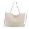 Bolsa Feminina Retrô com Franjas Grande Capacidade Versátil Chique Nova para o Dia a Dia Bolsa Tote de Ombro Único com Personalidade
