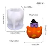 Adorno de Fantasma de Halloween Transfronterizo Molde para Velas DIY Fiesta de Fantasmas Velas Aromáticas Peculiares Molde de Silicona